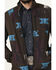 Image #3 - RANK 45® Men's Southwestern Print Softshell Jacket - Tall, Chocolate, hi-res