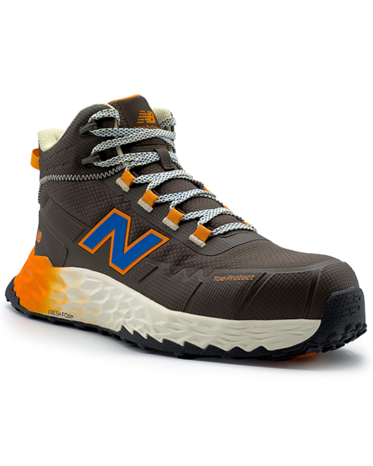 Image #1 - New Balance Men's Cremorne Mid Work Shoes - Composite Toe, Chocolate, hi-res