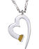 Montana Silversmiths Women's Hoofprint On My Heart Necklace, Multi, hi-res