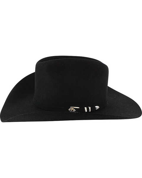 Stetson Men's Apache 4X Buffalo Wool Cowboy Hat, Black, hi-res