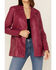 Image #3 - Mauritus Leather Women's Flora RF Leather Blazer, Magenta, hi-res