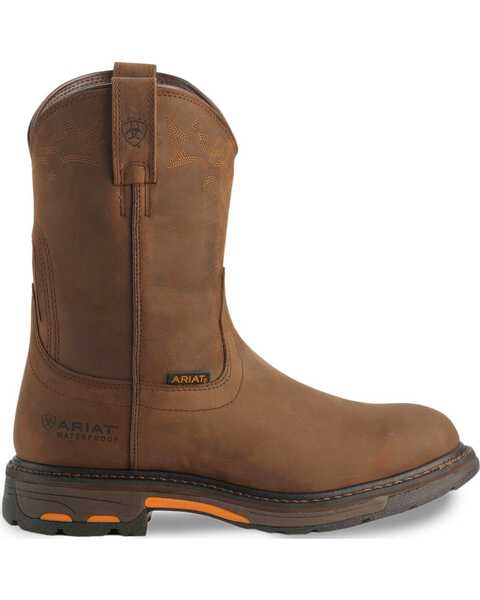 Ariat H2O WorkHog® Western Work Boots - Soft Toe, Distressed, hi-res