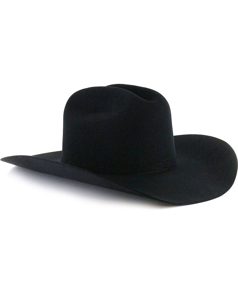 George Strait by Resistol Men's Logan 6X Felt Cowboy Hat, Black, hi-res