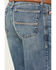 Image #4 - Ariat Men's M4 Soquel Sebastian Medium Wash Relaxed Bootcut Rigid Jeans - Big , Medium Wash, hi-res