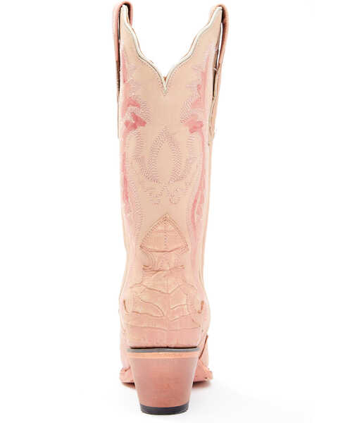 Image #5 - Dan Post Women's Dusty Rose Western Boots - Snip Toe, , hi-res