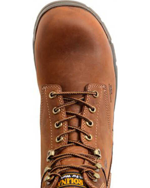 Image #6 - Carolina Men's 6" Waterproof Work Boots - Composite Toe, Brown, hi-res