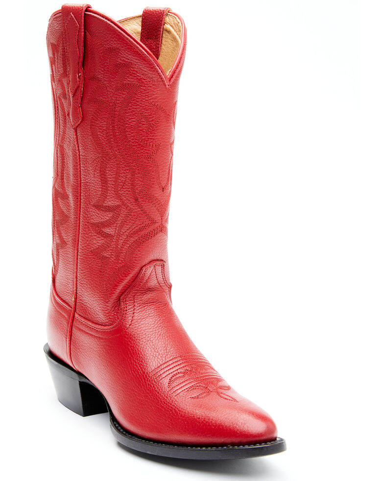 Shyanne Women's Rosa Western Boots - Round Toe, Red, hi-res