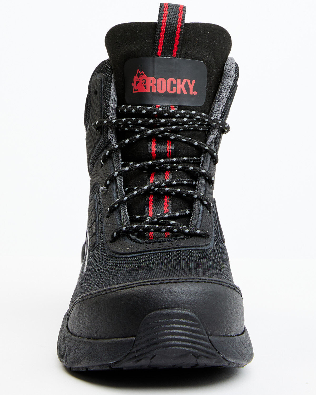 Image #4 - Rocky Men's Industrial Athletix Hi-Top 6" Work Shoe - Composite Toe, Black, hi-res