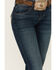 Image #2 - Wrangler Retro Women's Sadie Dark Wash Low Rise Stretch Trouser Jeans, Dark Wash, hi-res