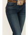 Image #2 - Wrangler Retro Women's Sadie Dark Wash Low Rise Stretch Trouser Jeans , Dark Wash, hi-res