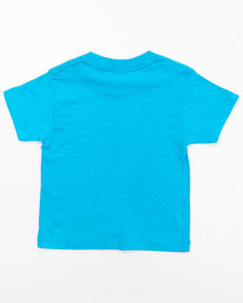 Image #3 - Cinch Toddler Boys' Horse Short Sleeve Graphic T-Shirt, Turquoise, hi-res