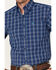 Ariat Men's Naveen Plaid Print Pro Button Down Western Shirt , Blue, hi-res