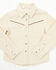 Image #1 - Shyanne Toddler Girls' Corduroy Long Sleeve Pearl Snap Western Shirt, Natural, hi-res