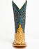 Image #4 - Horse Power Men's Saddle Ranch Ostrich Print Tall Western Boots - Broad Square Toe, Tan, hi-res