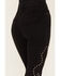 Image #4 - Idyllwind Women's Alameda High Risin Studded Stretch Flare Jeans, Black, hi-res