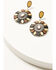 Image #1 - Shyanne Women's Heritage Valley Concho Earrings, Silver, hi-res