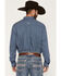 Image #4 - Ariat Men's Boot Barn Exclusive Storm Geo Print Long Sleeve Button-Down Western Shirt - Big, Blue, hi-res