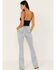 Image #3 - Idyllwind Women's Darbi High Risin Western Stitched Flare Jeans, Light Wash, hi-res