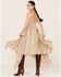 Image #4 - Angie Women's Knot Front Midi Dress, Multi, hi-res