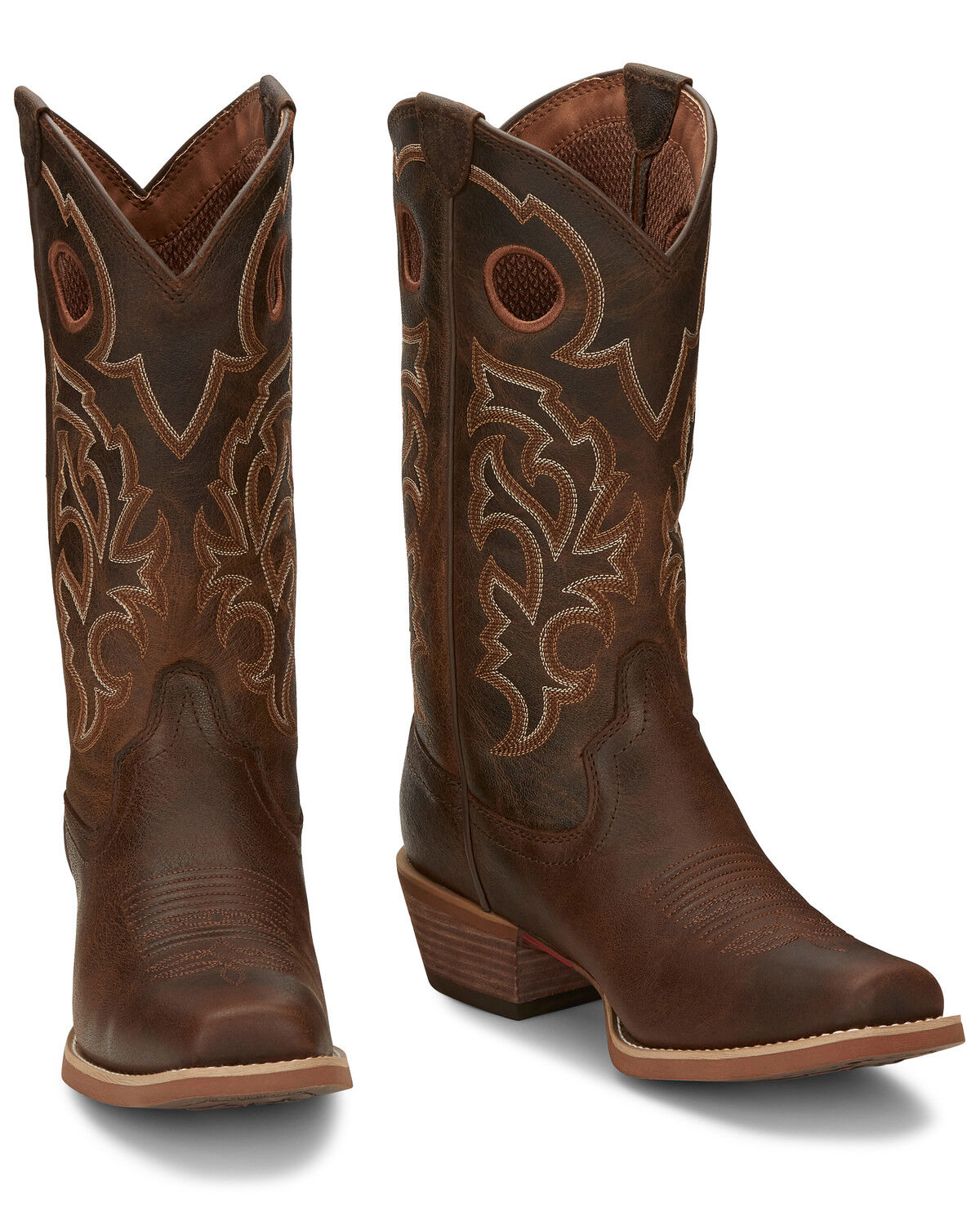 Puncher Brown Western Boots 
