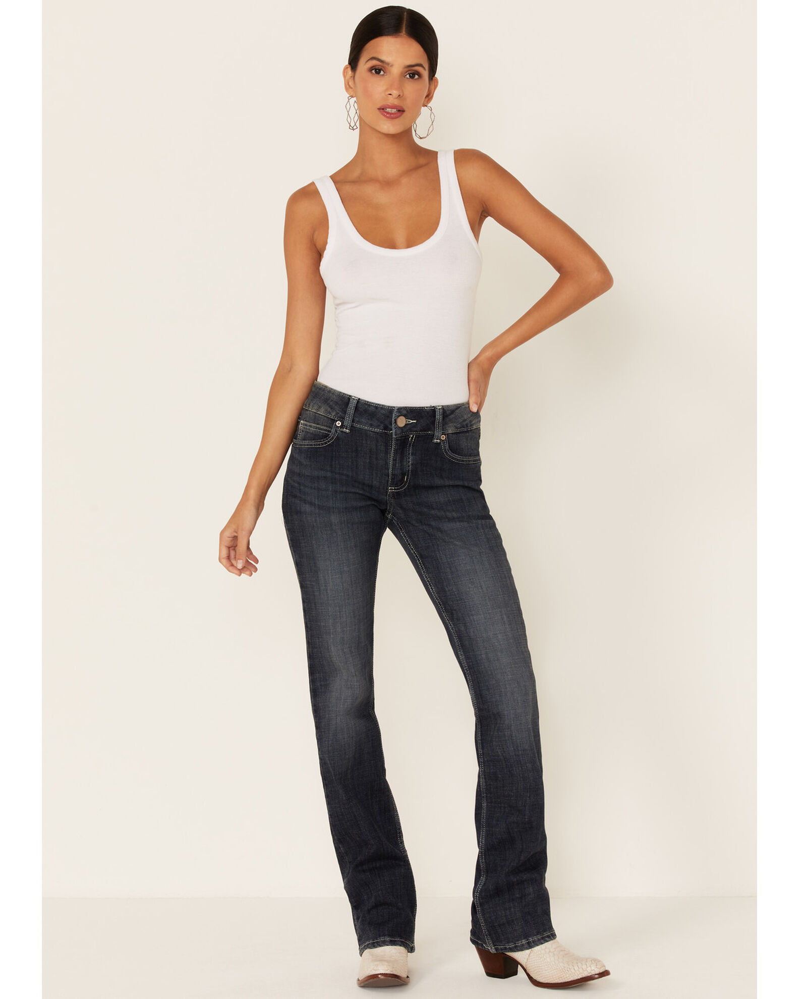 Wrangler Women's Dark Wash Bootcut Jeans | Sheplers