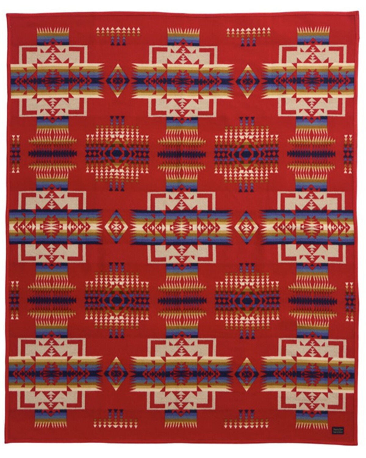 Image #1 - Pendleton Chief Joseph Blanket, Red, hi-res
