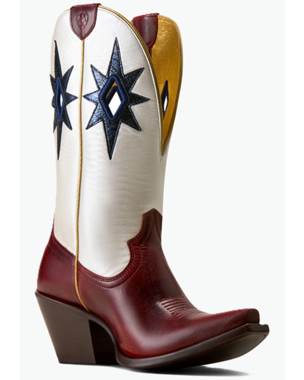 Image #1 - Ariat Women's Starlight Western Boots - Snip Toe, Red, hi-res