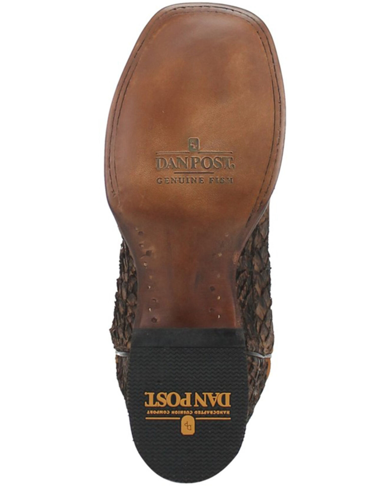 Dan Post Men s Dorsal Sea Bass Exotic Western Boots Broad Square Toe Sheplers