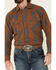 Resistol Men's Red Evans Large Plaid Long Sleeve Western Shirt , Red, hi-res