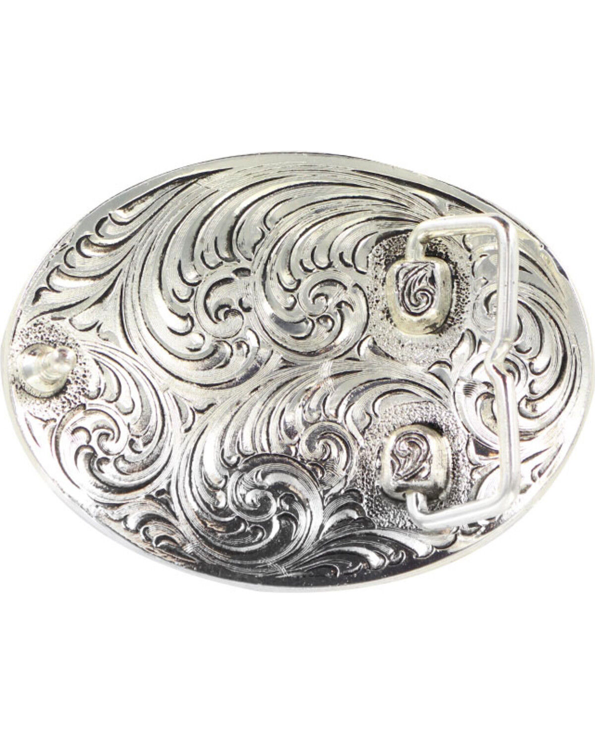 Image #2 - Cody James Men's Pure American Belt Buckle, Silver, hi-res