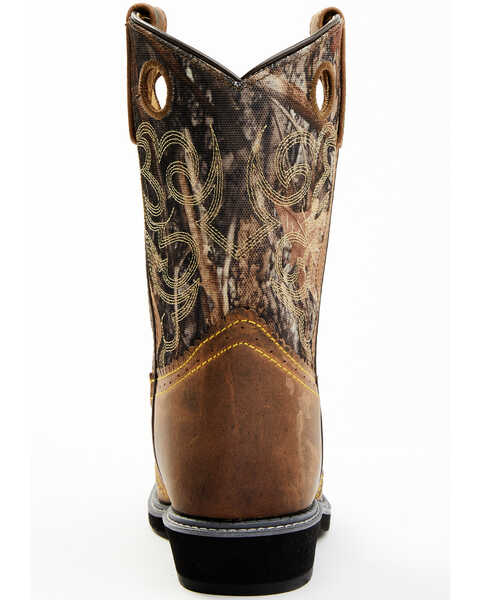 Smoky Mountain Pawnee Camo Cowgirl Boots - Square Toe, Brown, hi-res