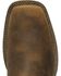 Image #6 - Durango Rebel Men's Pull On Western Boots - Square Toe, Brown, hi-res