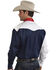 Roper Men's Americana Collection Stars and Stripes Print Long Sleeve Pearl Snap Western Shirt, Patriotic, hi-res