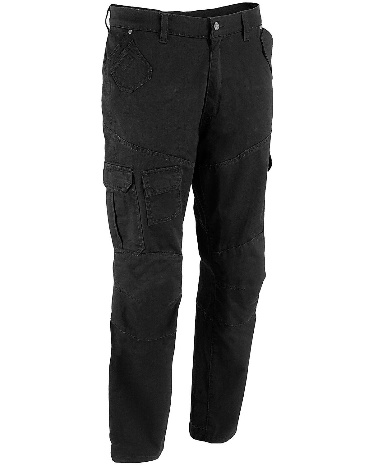 Image #1 - Milwaukee Performance Men's 32" Aramid Reinforced Cargo Jeans - XBig, Black, hi-res