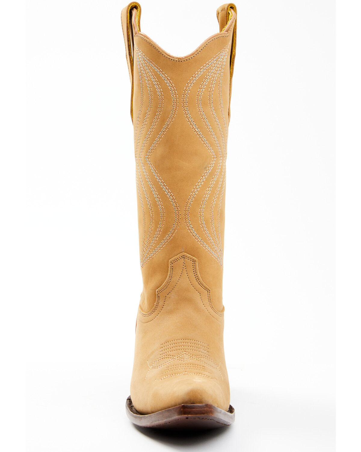 Image #4 - Planet Cowboy Women's Classic Sandy Western Boots - Snip Toe, Sand, hi-res