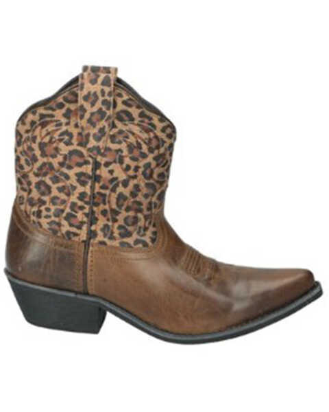 Image #2 - Smoky Mountain Women's Hailey Western Boots - Snip Toe , Brown, hi-res