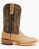 Image #2 - Ariat Men's Preston Western Boots - Broad Square Toe, Cream, hi-res
