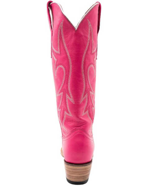Image #5 - Ferrini Women's Scarlett Western Boots - Snip Toe , Hot Pink, hi-res