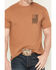 Image #4 - Howitzer Men's Defend Me Short Sleeve Graphic T-Shirt, Copper, hi-res