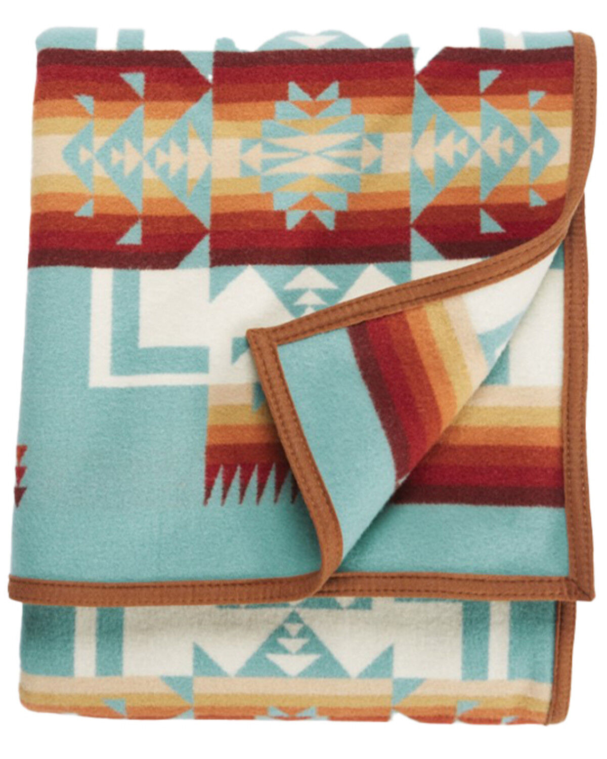 Image #1 - Pendleton Chief Joseph Blanket, Aqua, hi-res