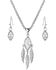 Image #1 - Montana Silversmiths Women's Catching Light Jewelry Set - 2 Piece, Silver, hi-res