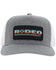 Image #3 - Hooey Men's Rodeo Trucker Cap, Grey, hi-res