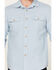 Pendleton Men's Beach Shack Solid Long Sleeve Button-Down Western Shirt, Blue, hi-res