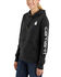 Image #6 - Carhartt Women's Clarksburg Graphic Sleeve Pullover Sweatshirt, Black, hi-res