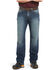 Image #1 - Ariat Men's Rebar M3 Loose Fit Sierra Wash Straight Jeans, Indigo, hi-res