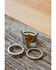 Image #1 - Shyanne Women's Steerhead Ring Set - 3 Piece, Silver, hi-res