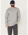 Image #1 - Rasco Men's FR Preshrunk Henley T-Shirt, Grey, hi-res