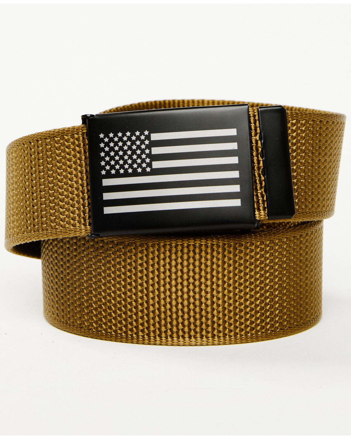 Hawx Men's Antiqued Flag Plaque Buckle Belt, Rust Copper, hi-res