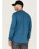 Image #4 - Cody James Men's FR Logo Long Sleeve Work T-Shirt, Blue, hi-res