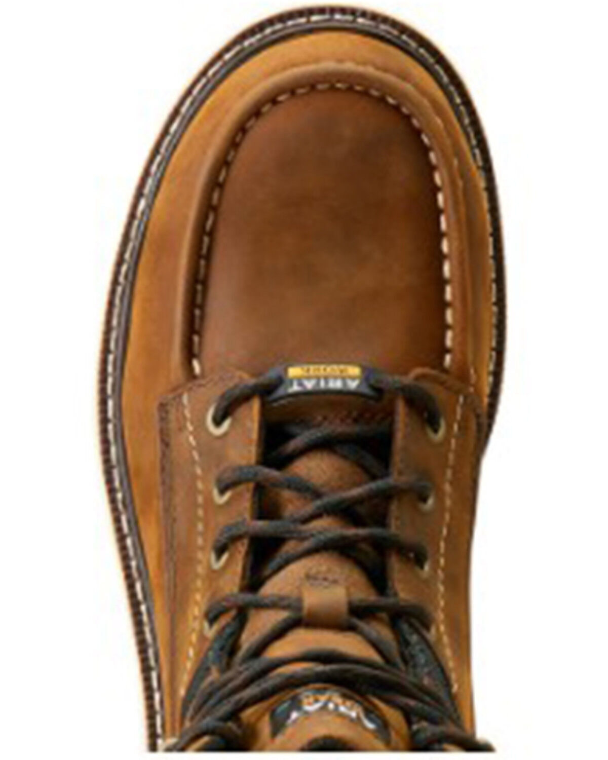 Image #4 - Ariat Men's Rebar Lift 8" Waterproof Lace-Up Work Boots - Moc Toe, Brown, hi-res